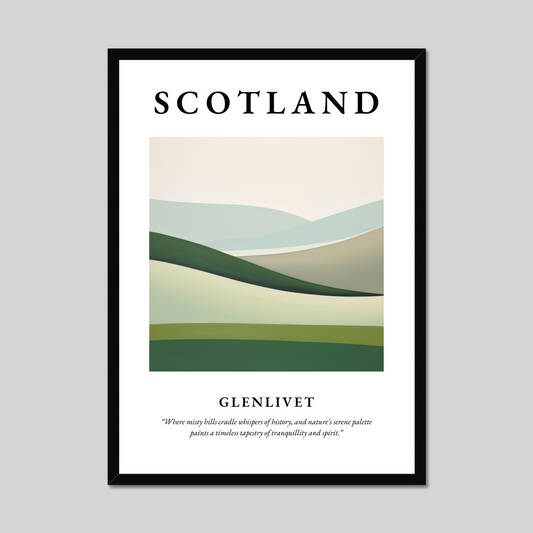 Poster of Glenlivet, Scotland.