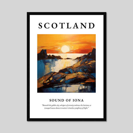 Poster of Sound of Iona, Scotland.