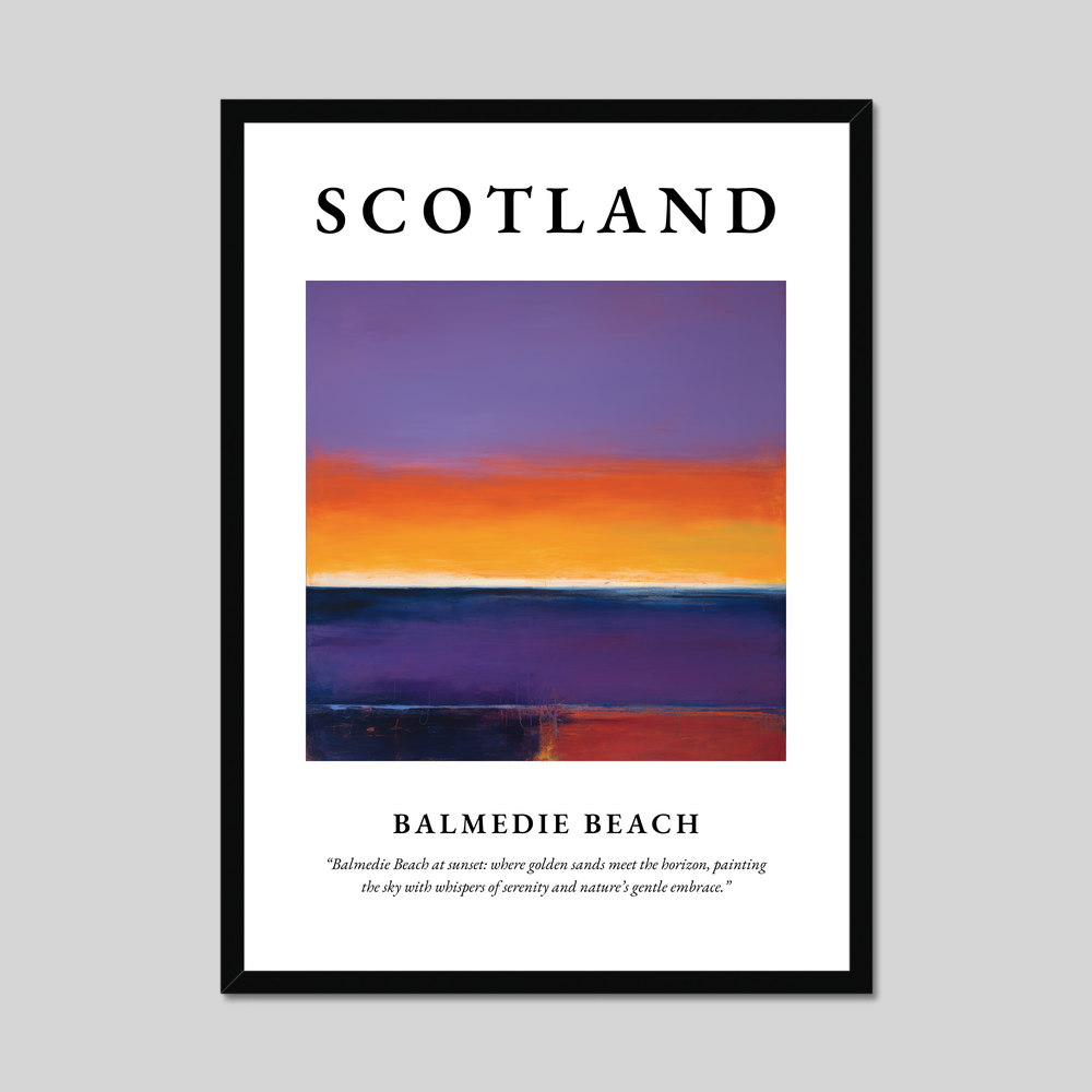 Poster of Balmedie Beach, Scotland.