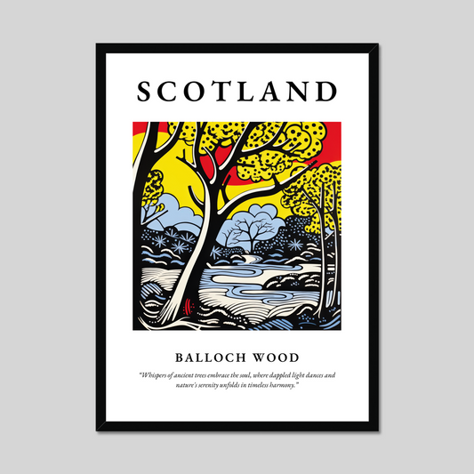 Poster of Balloch Wood, Scotland.