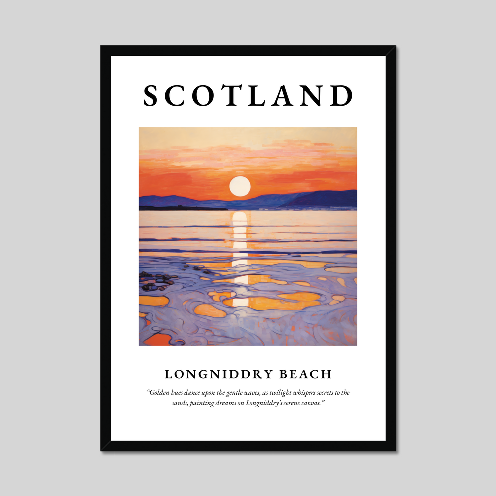 Poster of Longniddry Beach, Scotland.