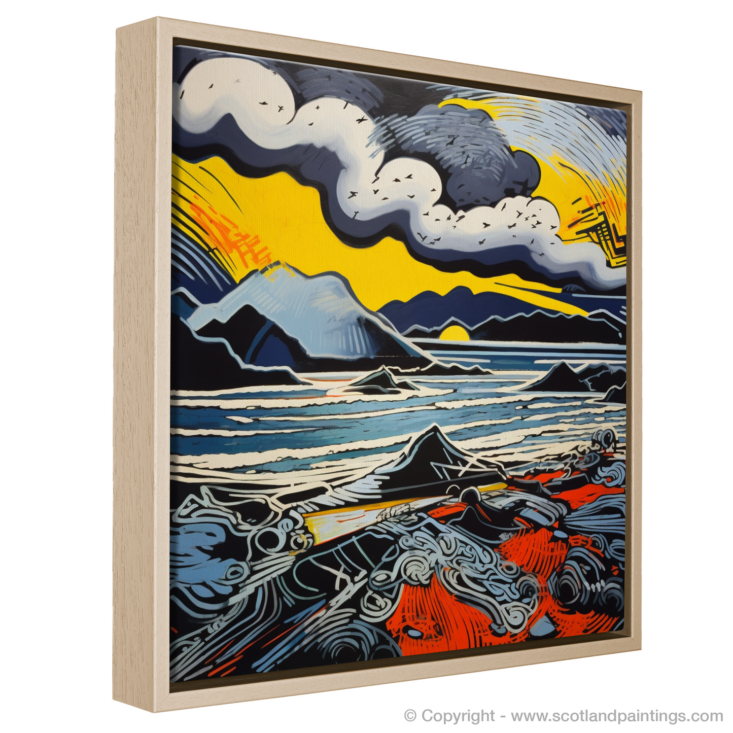 Stormy Kiloran: A Pop Art Tribute to Scotland's Fierce Coast