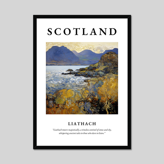 Poster of Liathach, Scotland.