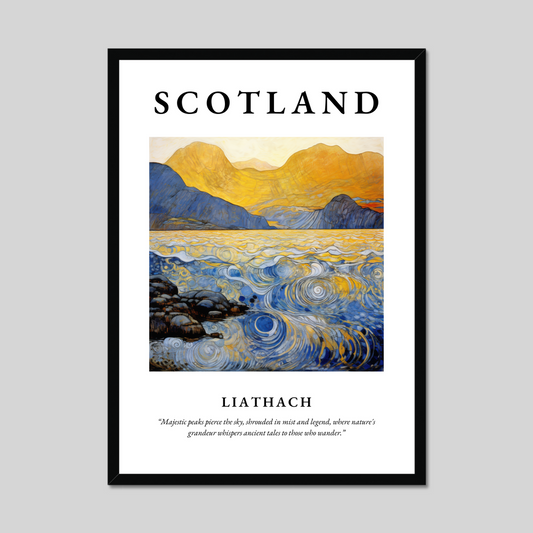 Poster of Liathach, Scotland.