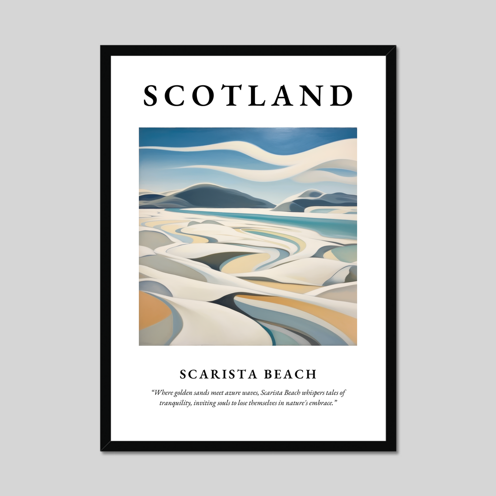 Poster of Scarista Beach, Scotland.