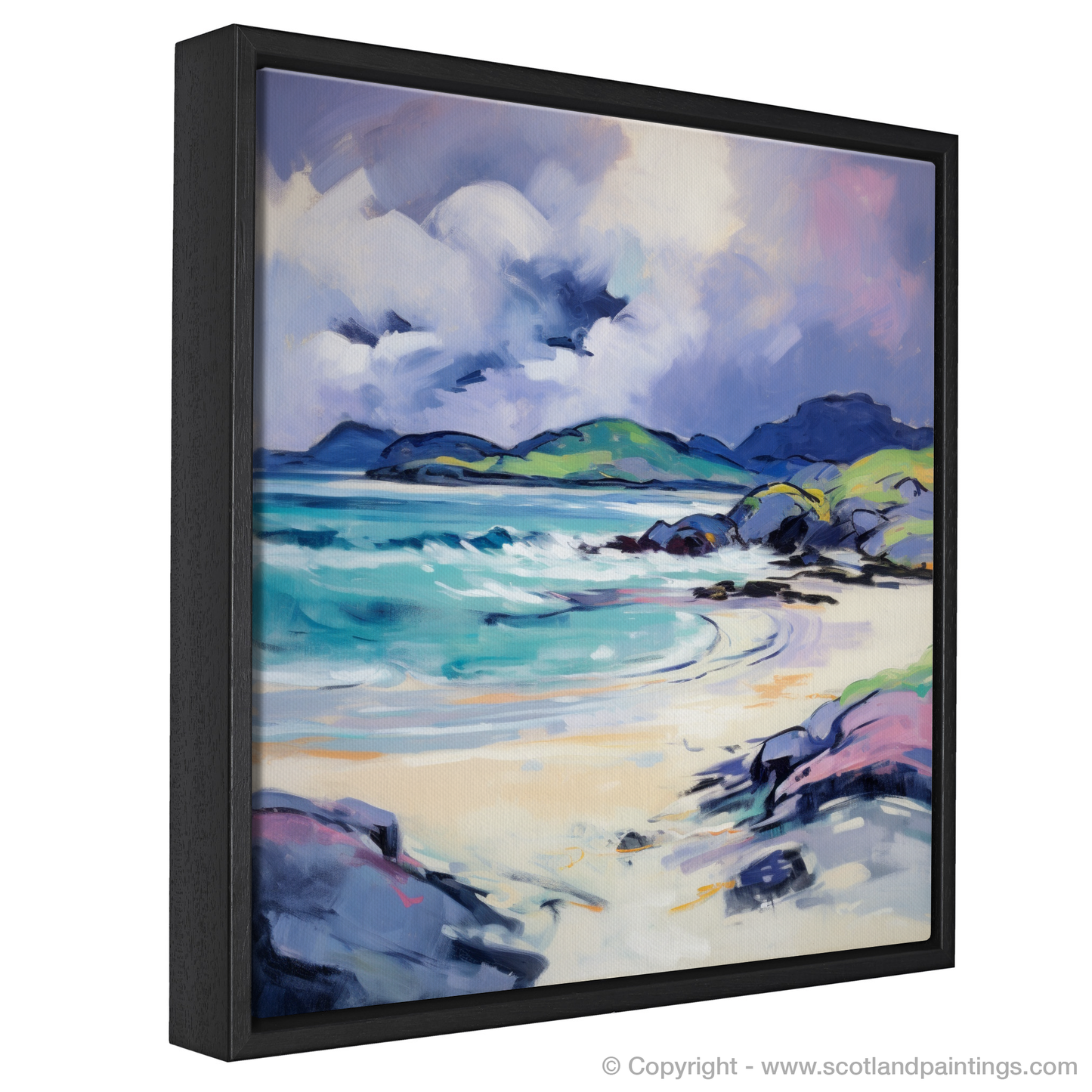 Storm's Embrace: The Fauvist Dance of Balnakeil Bay