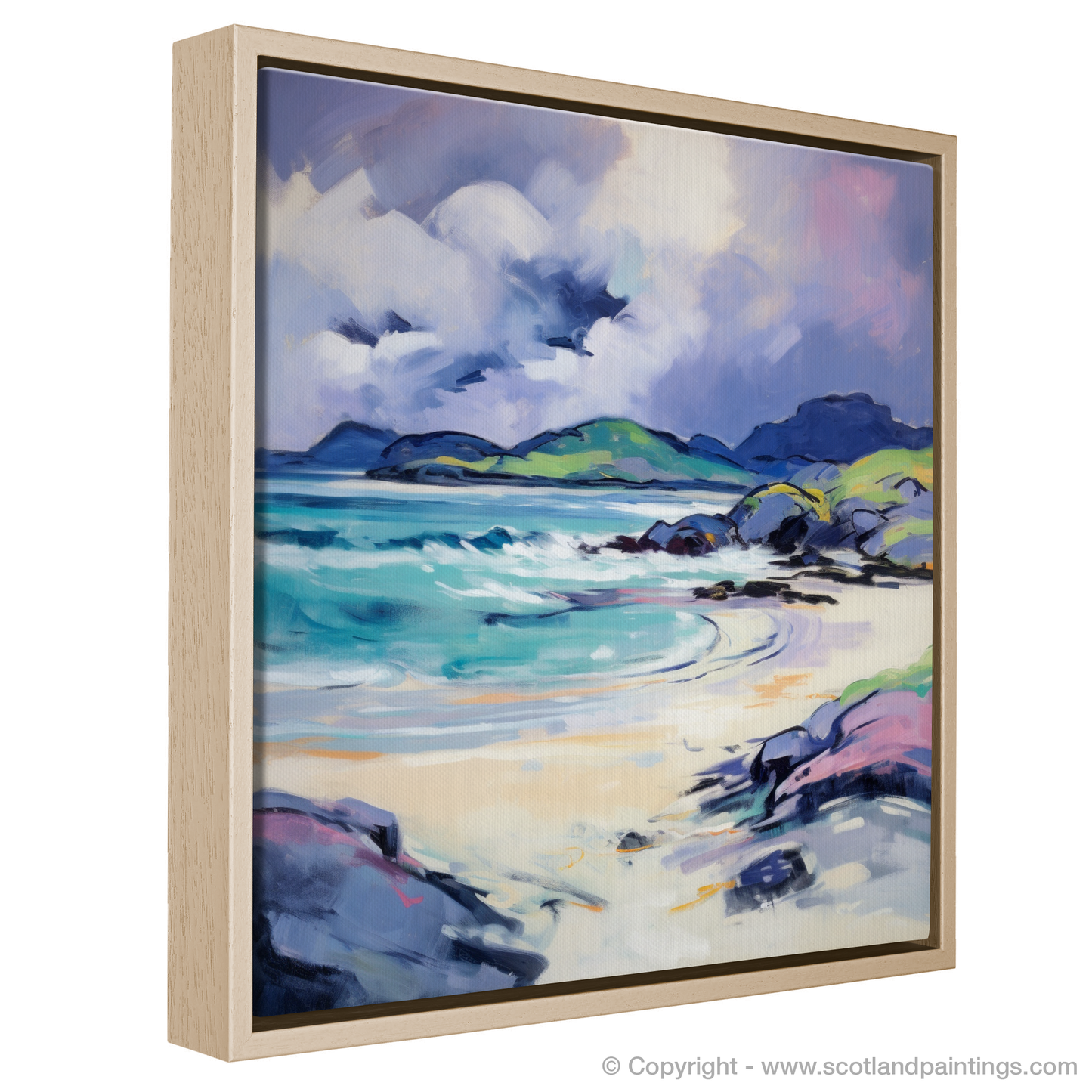 Storm's Embrace: The Fauvist Dance of Balnakeil Bay