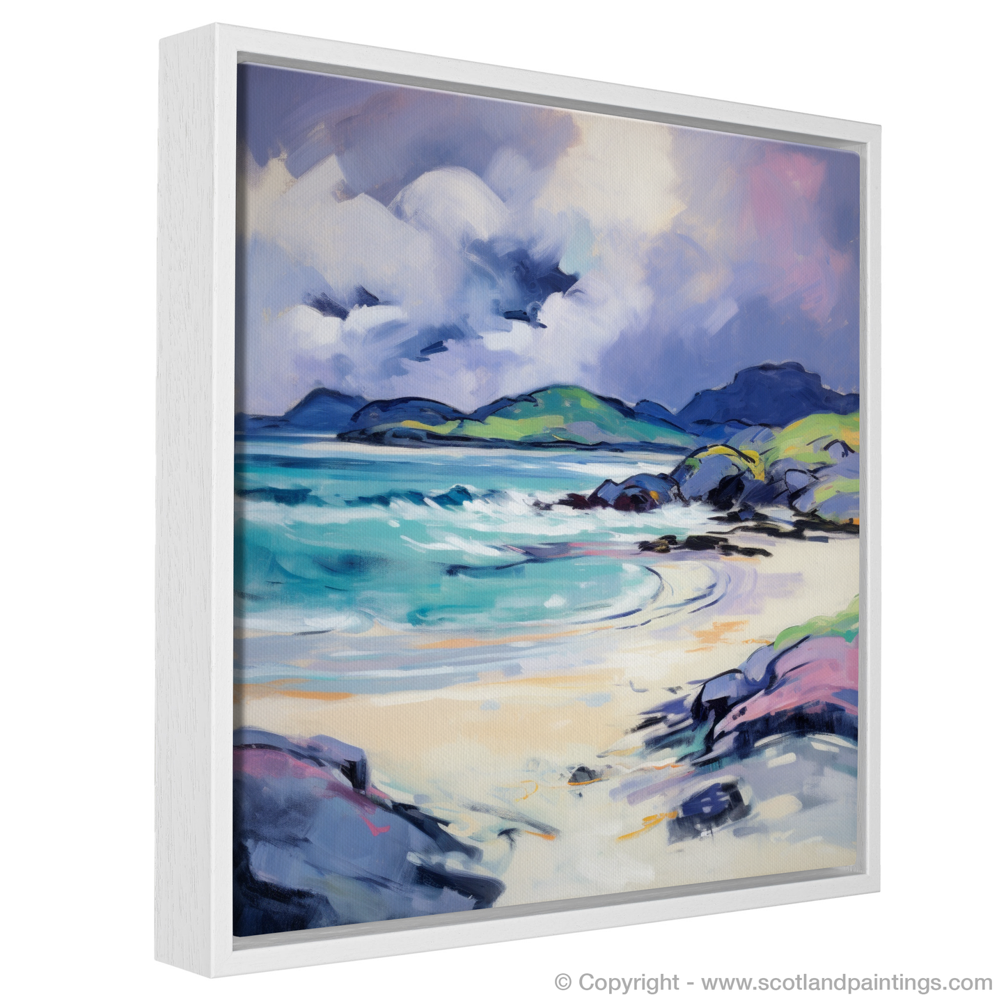 Storm's Embrace: The Fauvist Dance of Balnakeil Bay