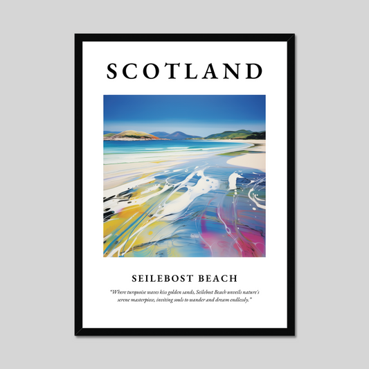 Poster of Seilebost Beach, Scotland.