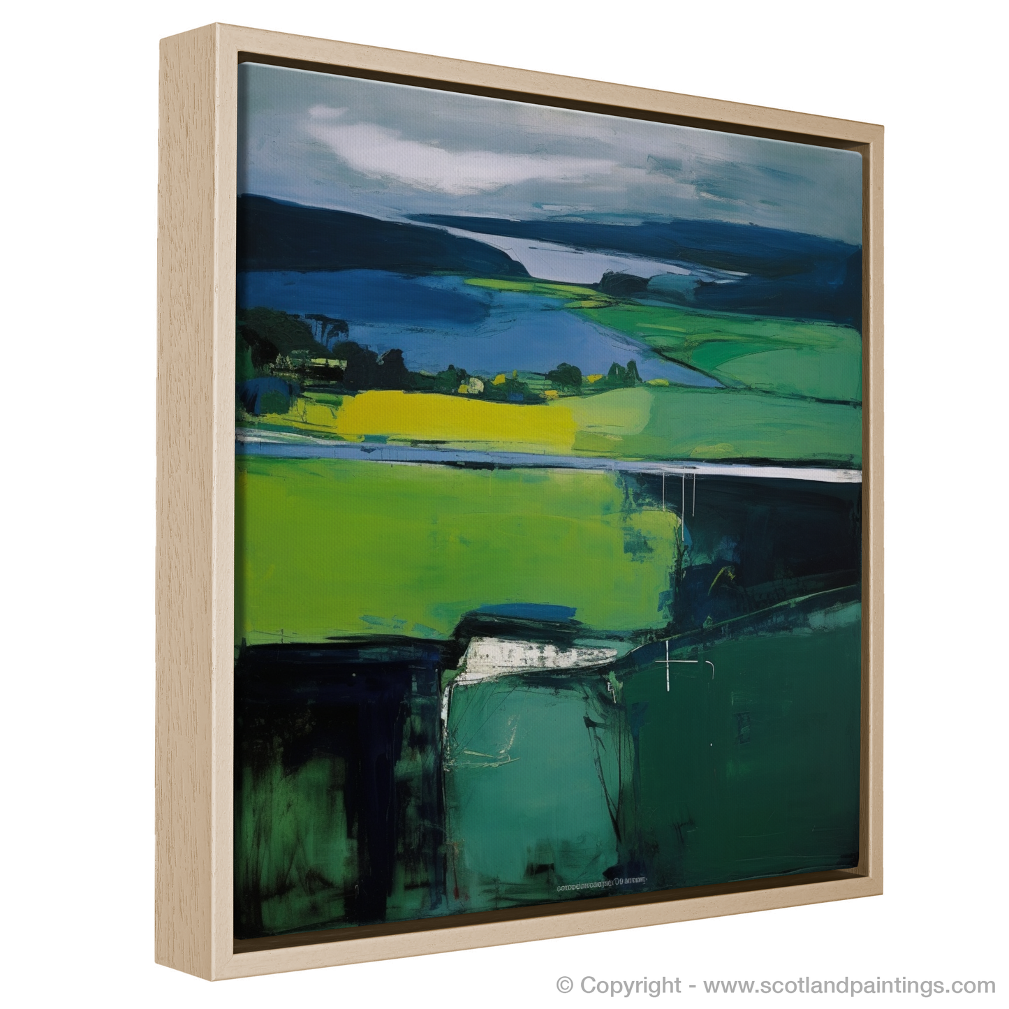 Storm over Loch Spelve: An Abstract Impressionist Interpretation