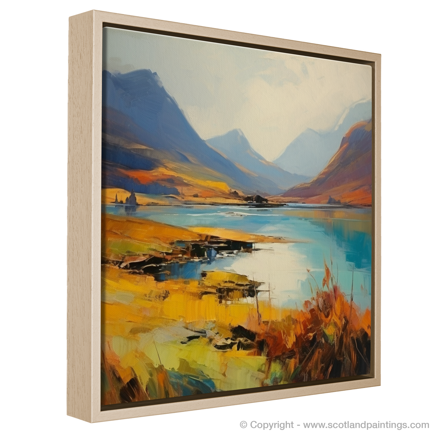 Highland Serenity: A Color Field Tribute to Glen Falloch