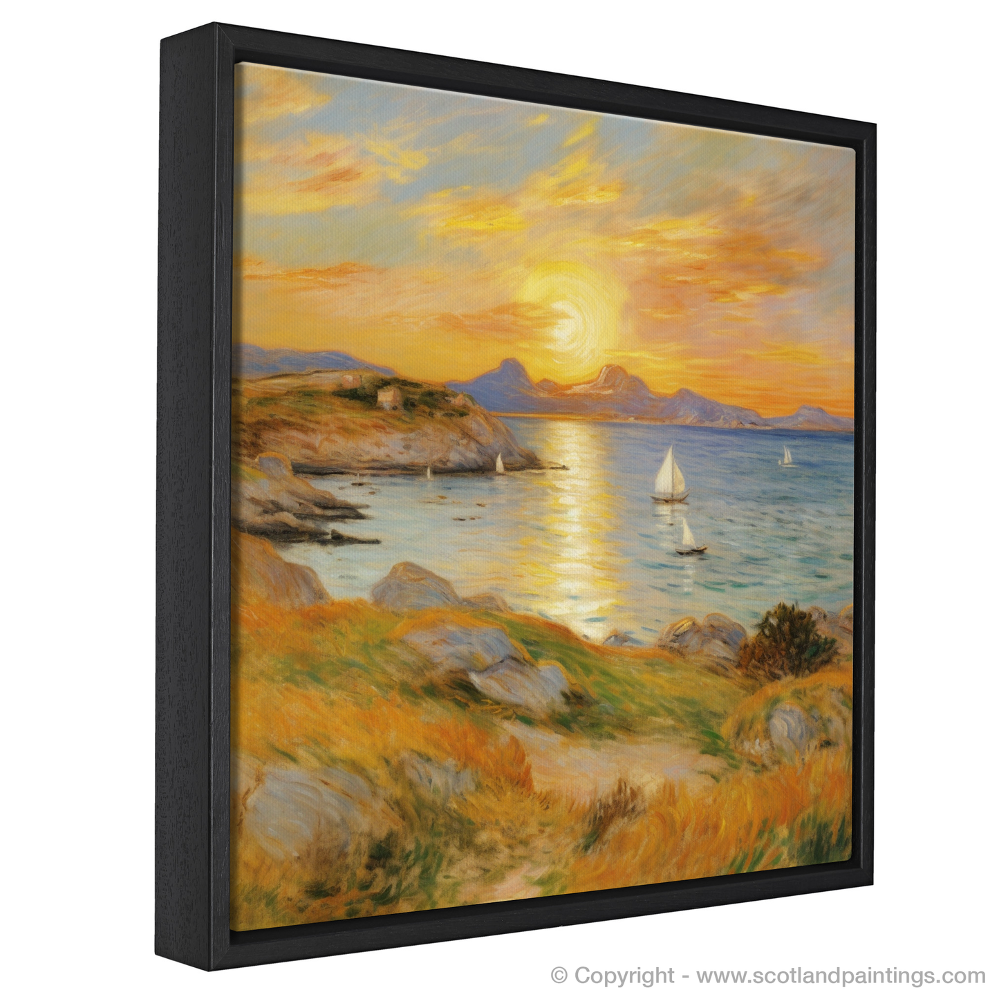 Golden Hour Grace: An Impressionist Journey to the Sound of Iona