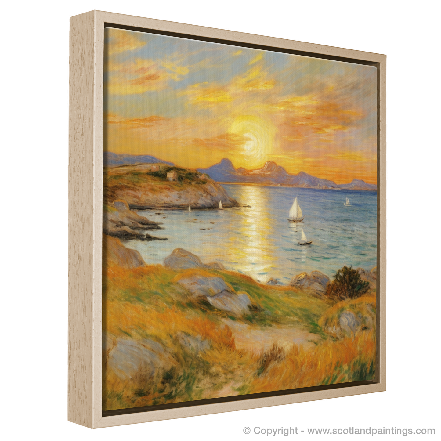 Golden Hour Grace: An Impressionist Journey to the Sound of Iona