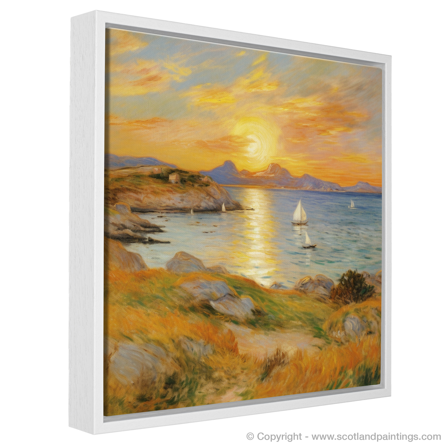 Golden Hour Grace: An Impressionist Journey to the Sound of Iona