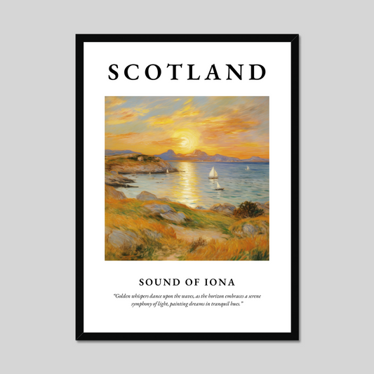 Poster of Sound of Iona, Scotland.