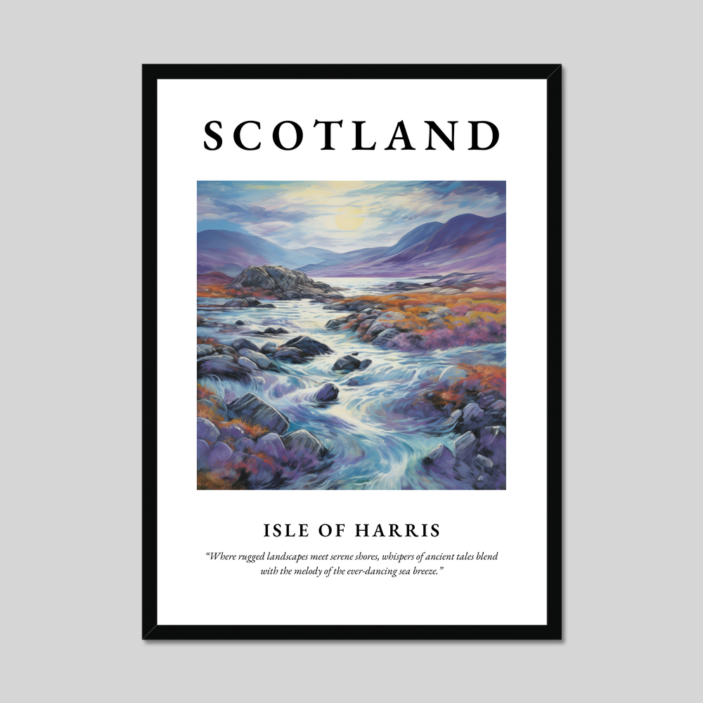 Poster of Isle of Harris, Scotland.