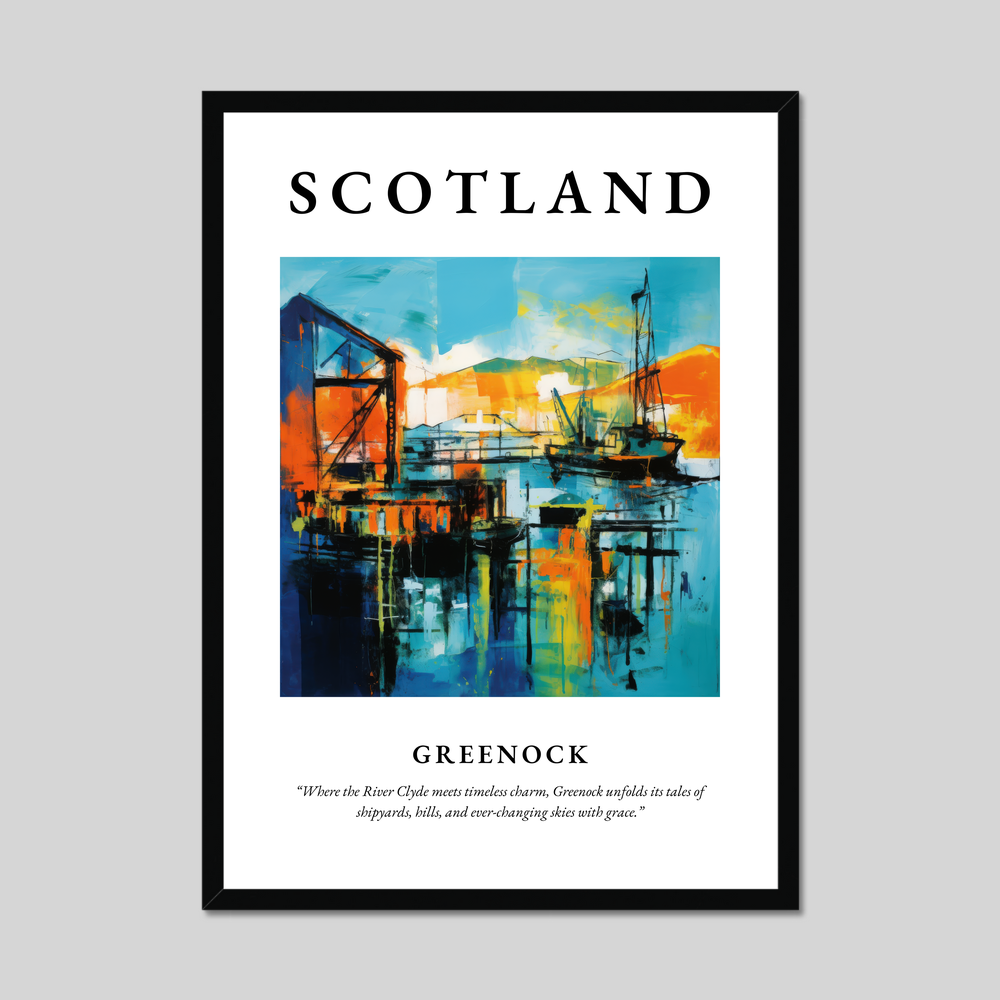 Poster of Greenock, Scotland.