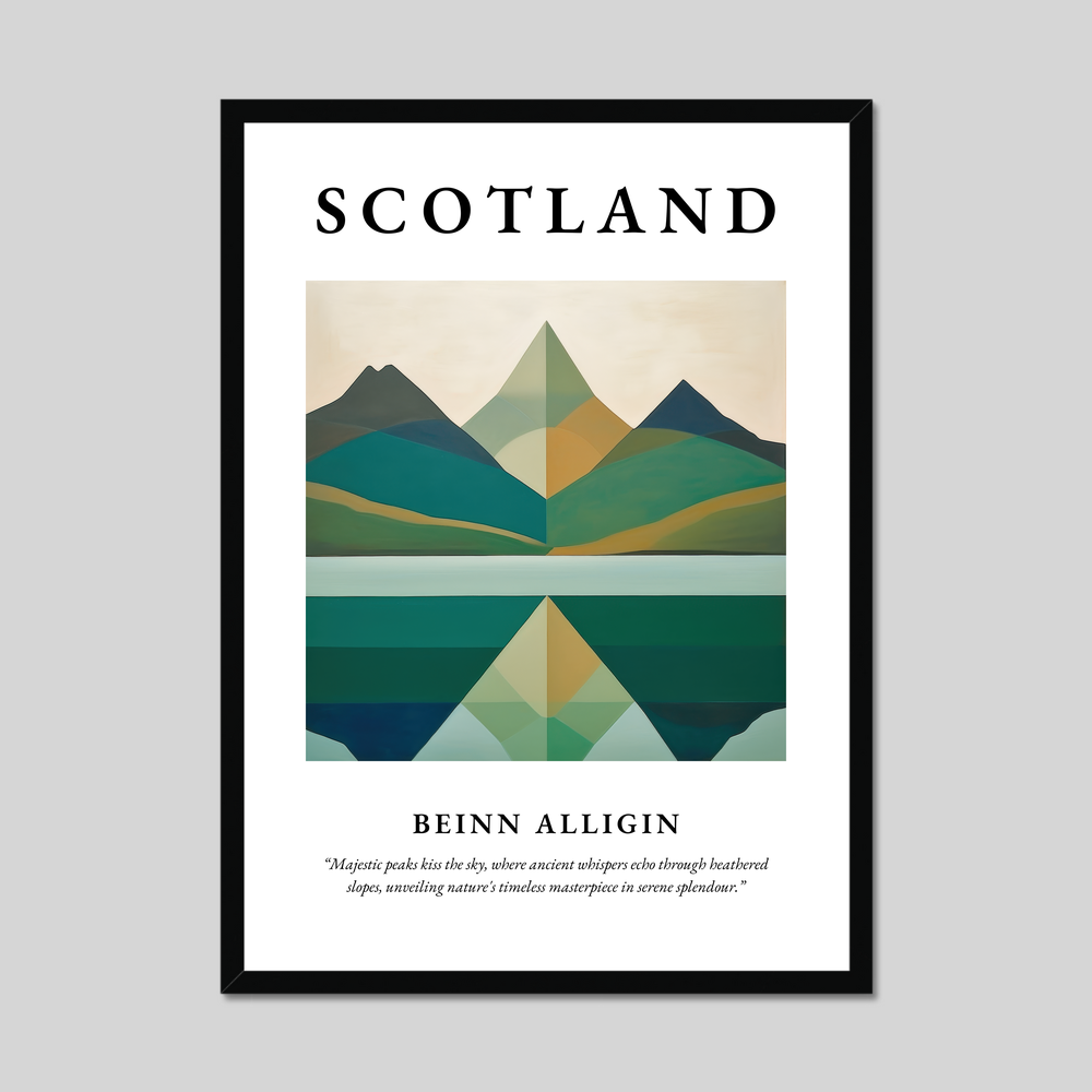 Poster of Beinn Alligin, Scotland.