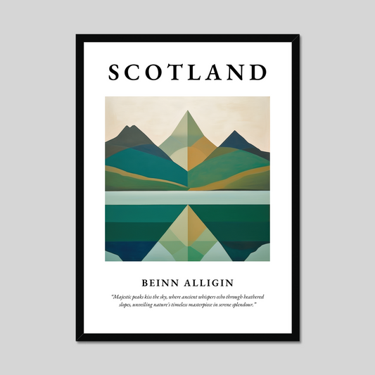 Poster of Beinn Alligin, Scotland.