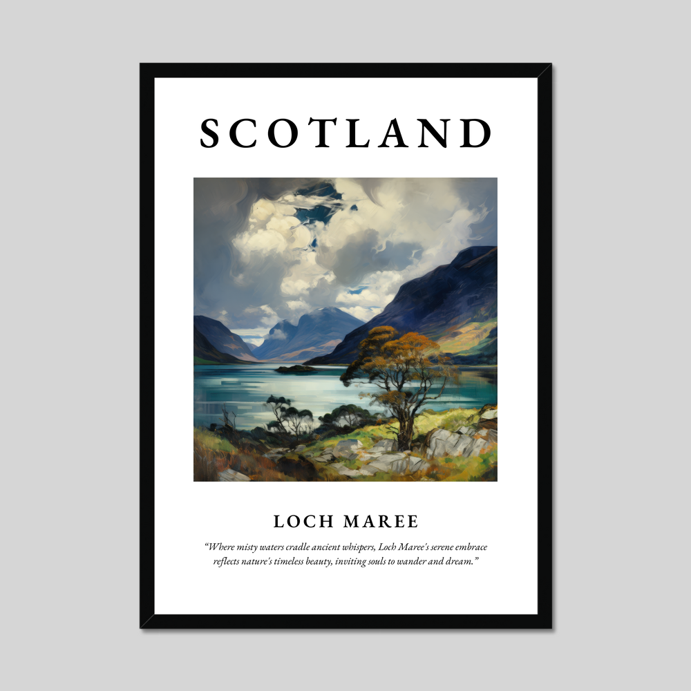 Poster of Loch Maree, Scotland.