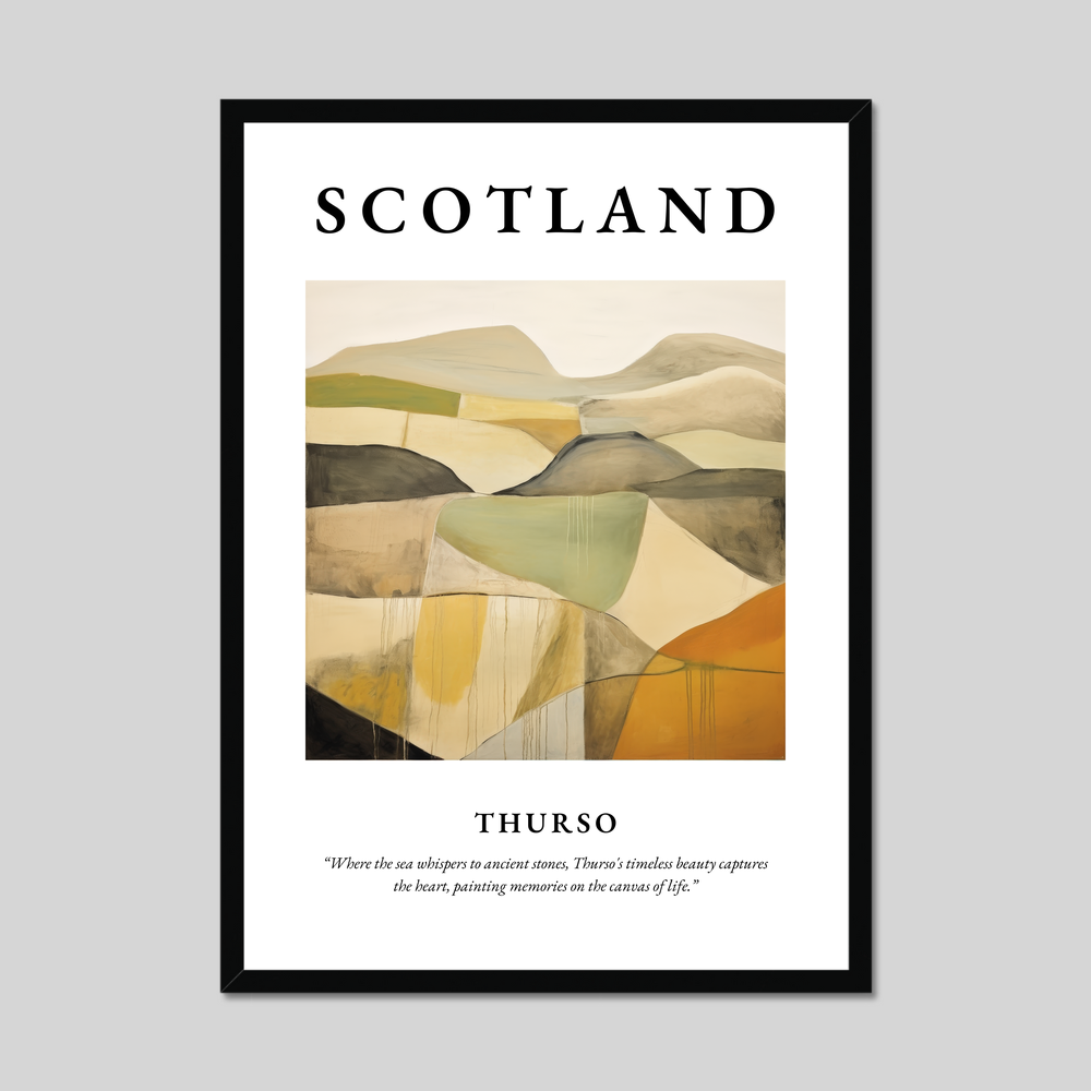 Poster of Thurso, Scotland.