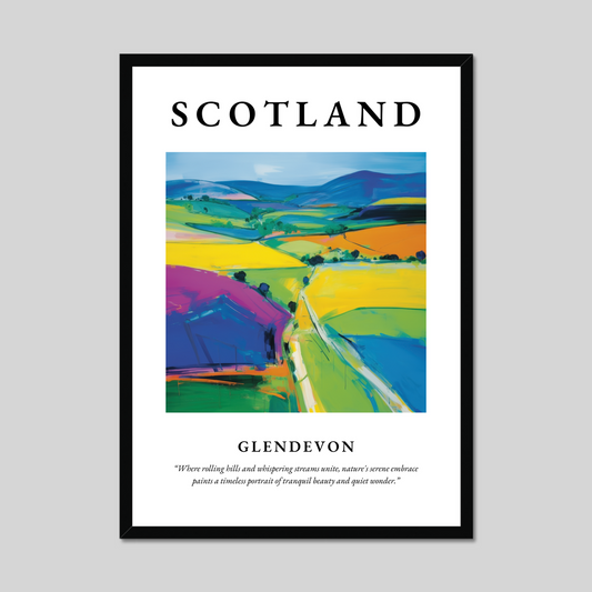 Poster of Glendevon, Scotland.