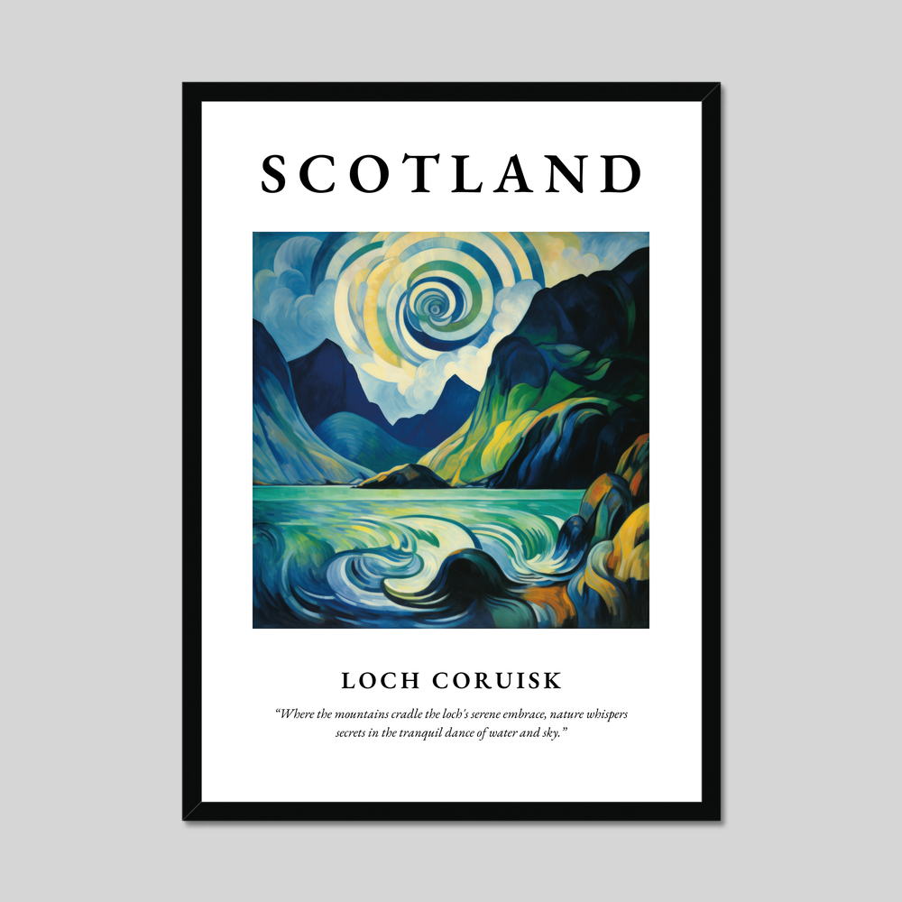 Poster of Loch Coruisk, Scotland.