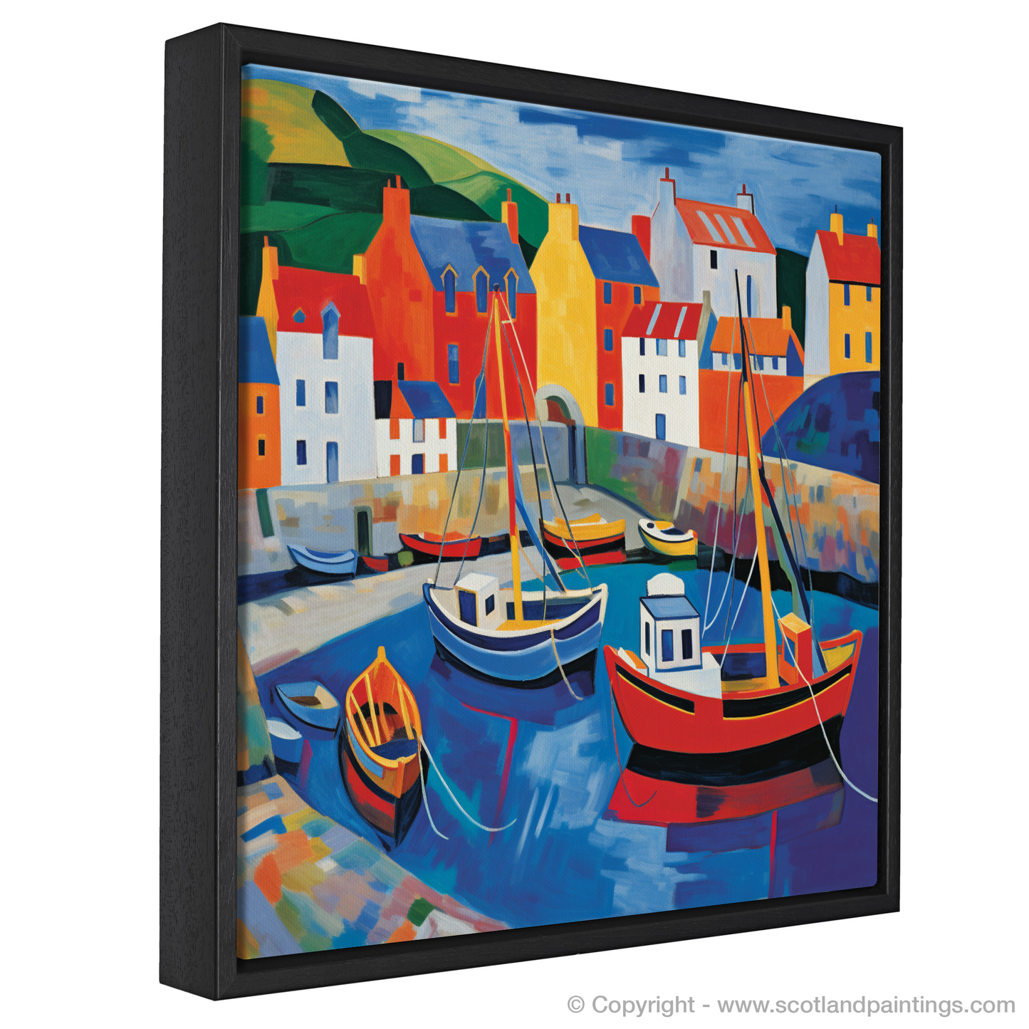 Fauvist Echoes of Gardenstown Harbour