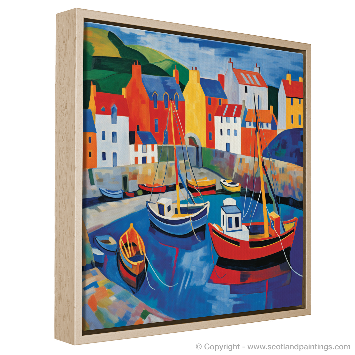 Fauvist Echoes of Gardenstown Harbour