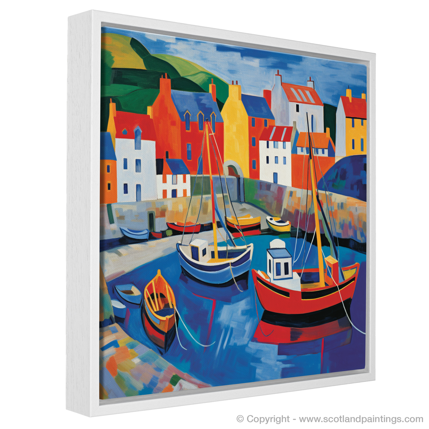 Fauvist Echoes of Gardenstown Harbour