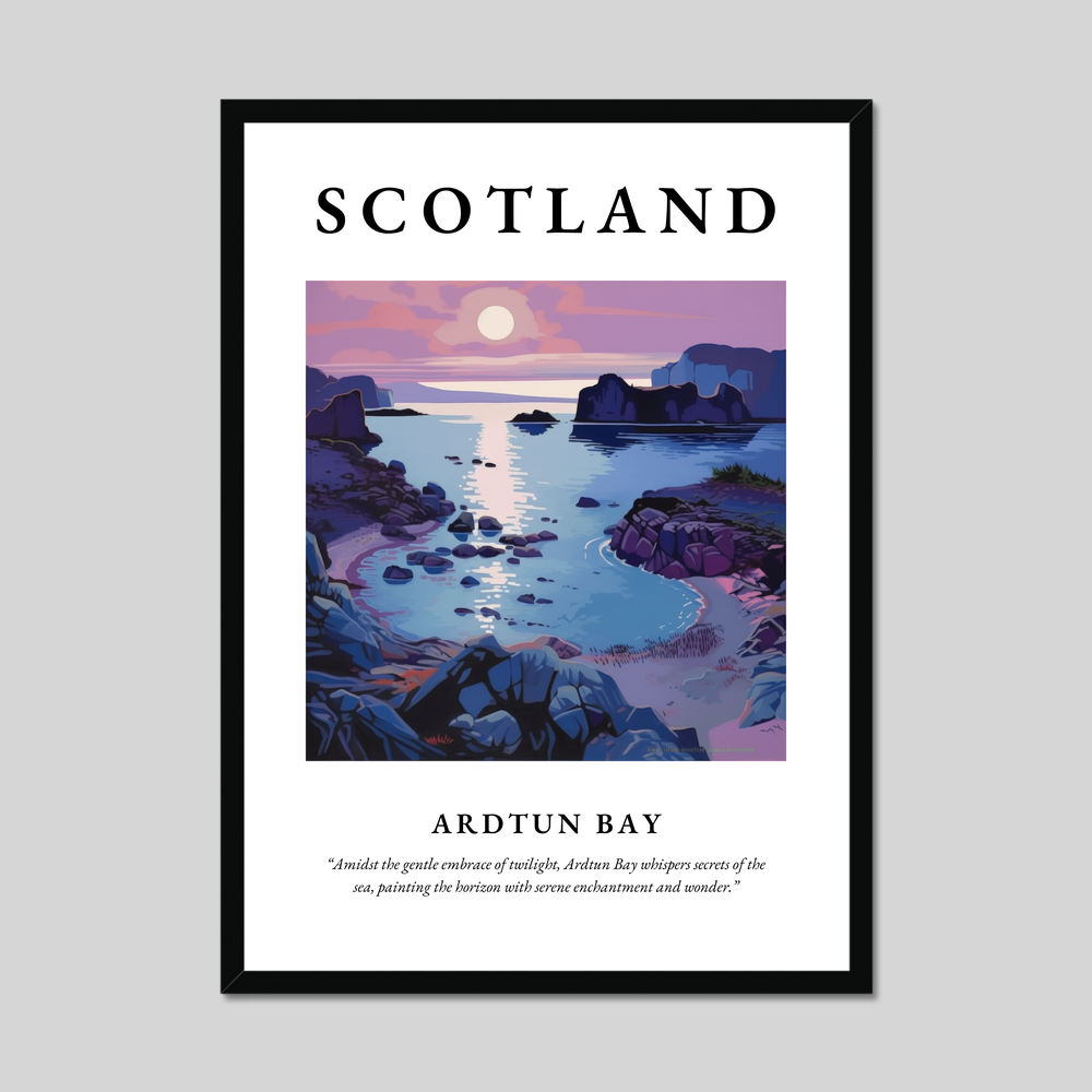 Poster of Ardtun Bay, Scotland.