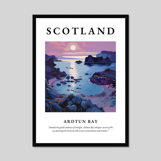 Poster of Ardtun Bay, Scotland.