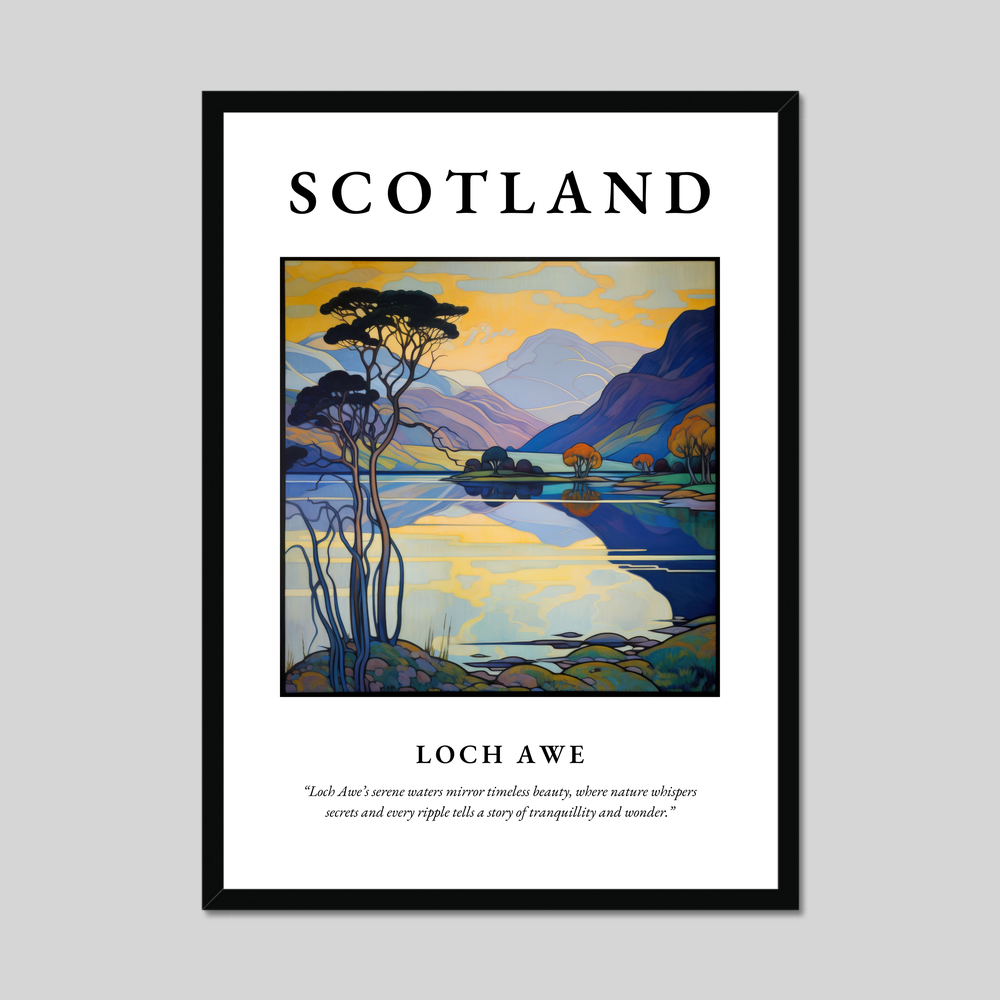 Poster of Loch Awe, Scotland.