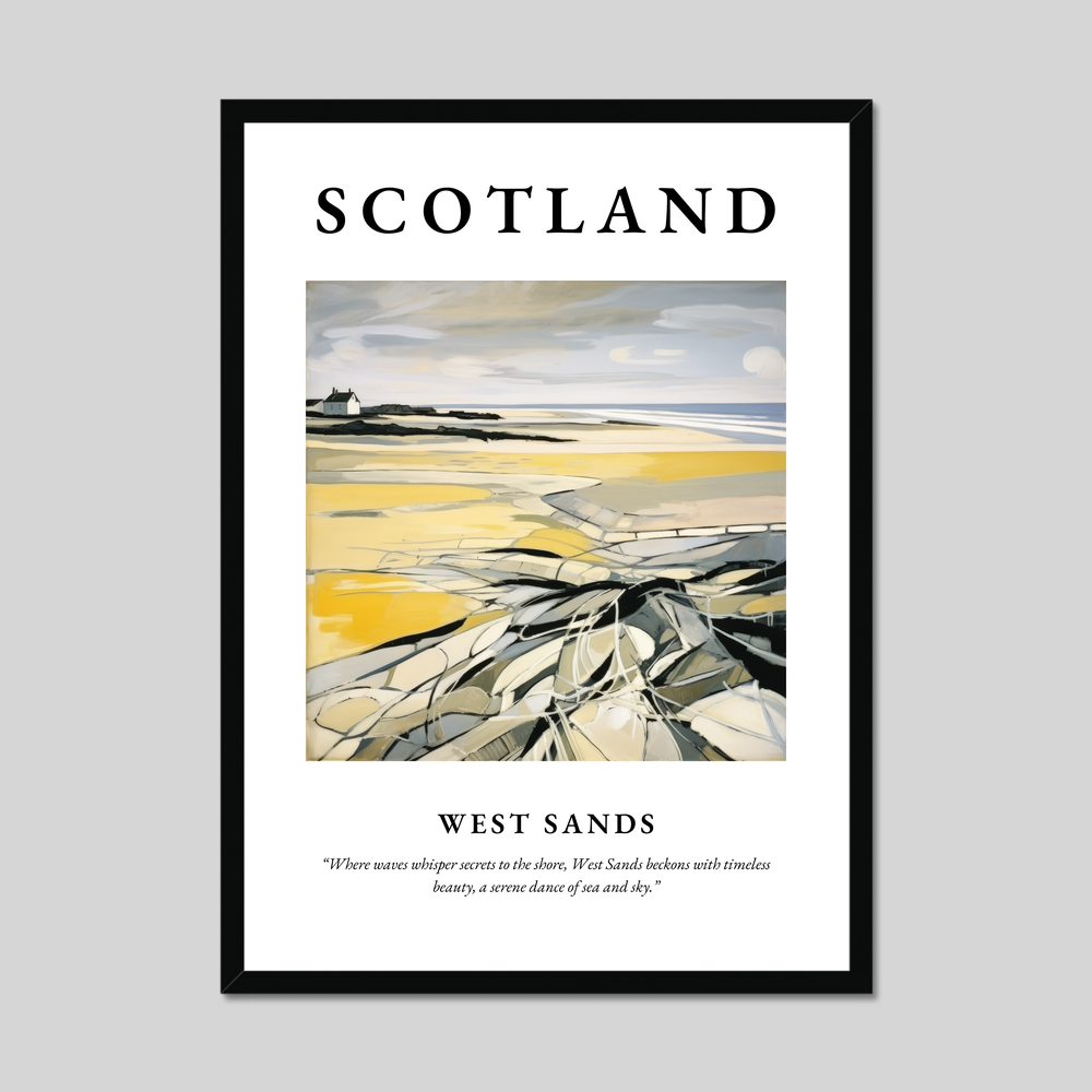 Poster of West Sands, Scotland.