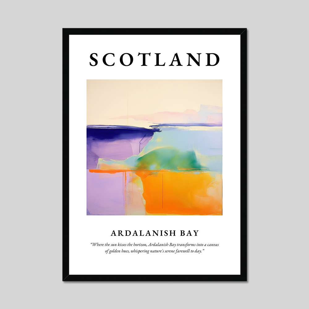 Poster of Ardalanish Bay, Scotland.