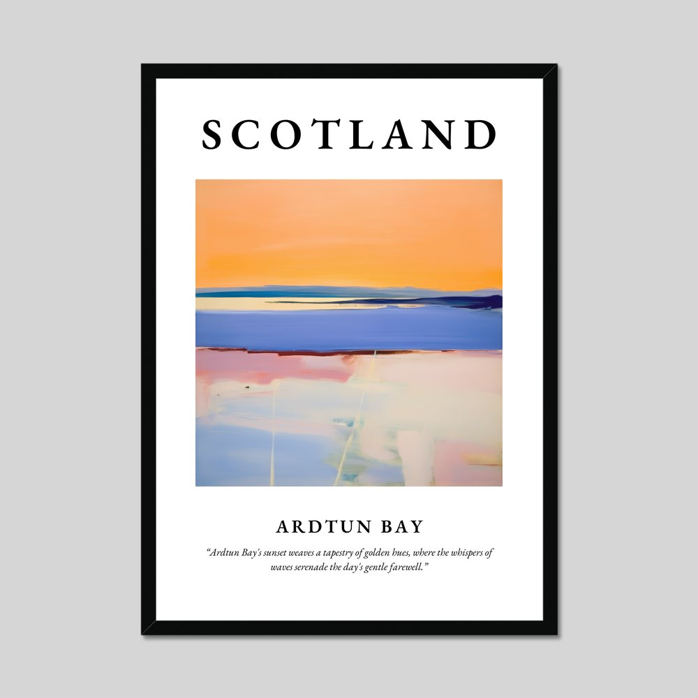 Poster of Ardtun Bay, Scotland.