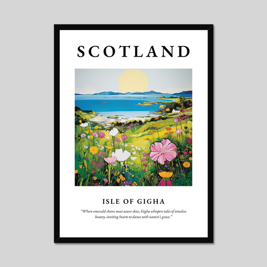 Poster of Isle of Gigha, Scotland.