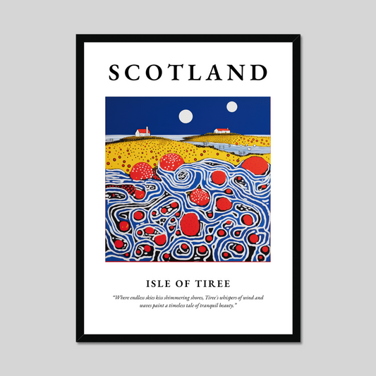 Poster of Isle of Tiree, Scotland.