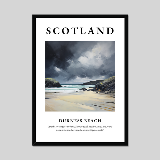 Poster of Durness Beach, Scotland.