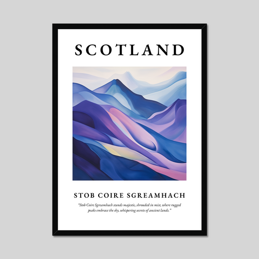 Poster of Stob Coire Sgreamhach, Scotland.