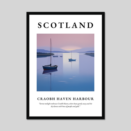 Poster of Craobh Haven Harbour, Scotland.