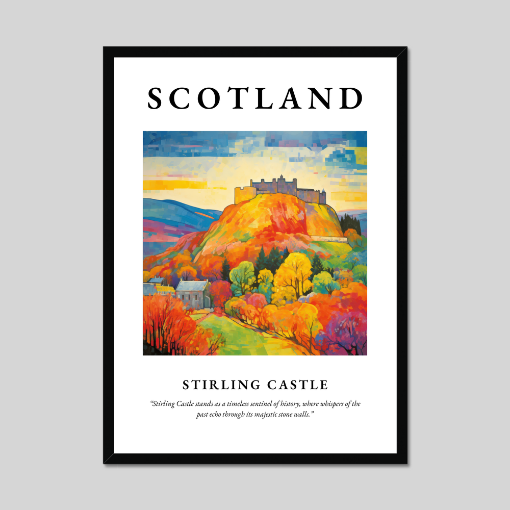 Poster of Stirling Castle, Scotland.