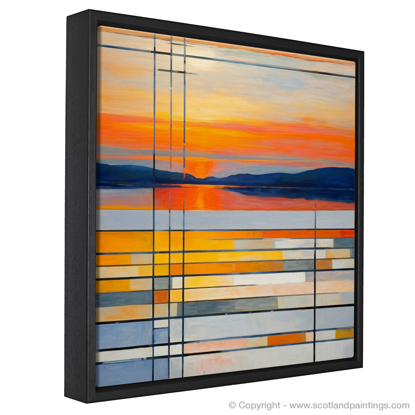 Sunset Symphony at Traigh Mhor - Abstract Interpretation