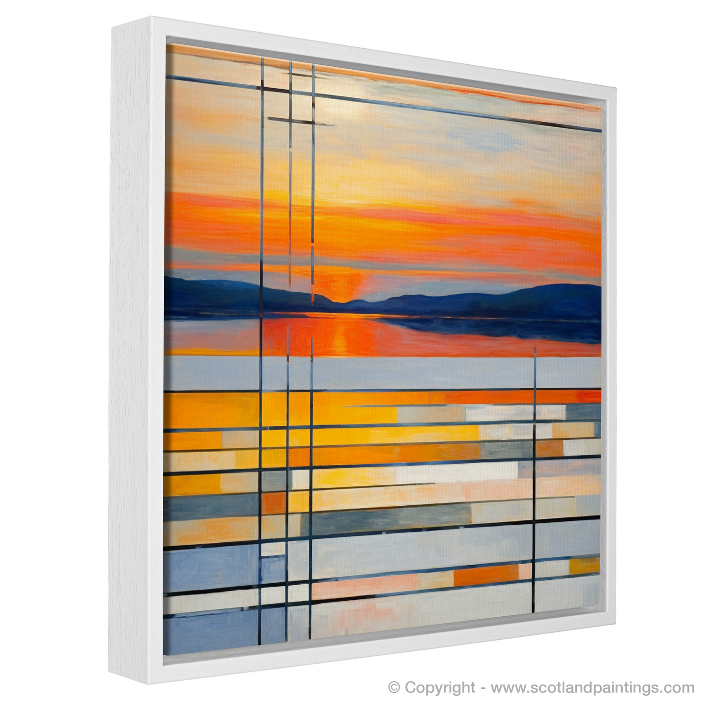 Sunset Symphony at Traigh Mhor - Abstract Interpretation