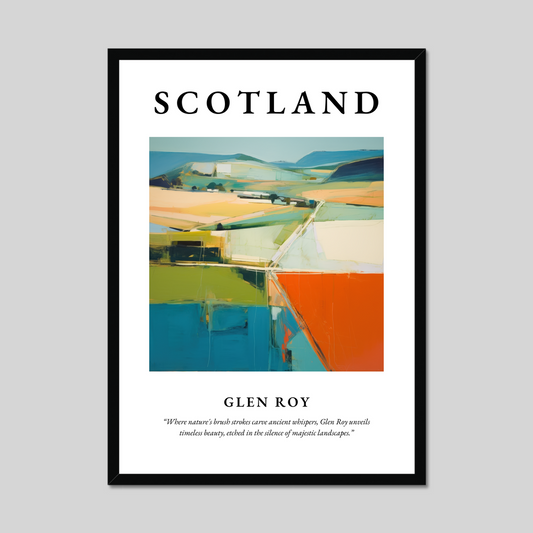 Poster of Glen Roy, Scotland.