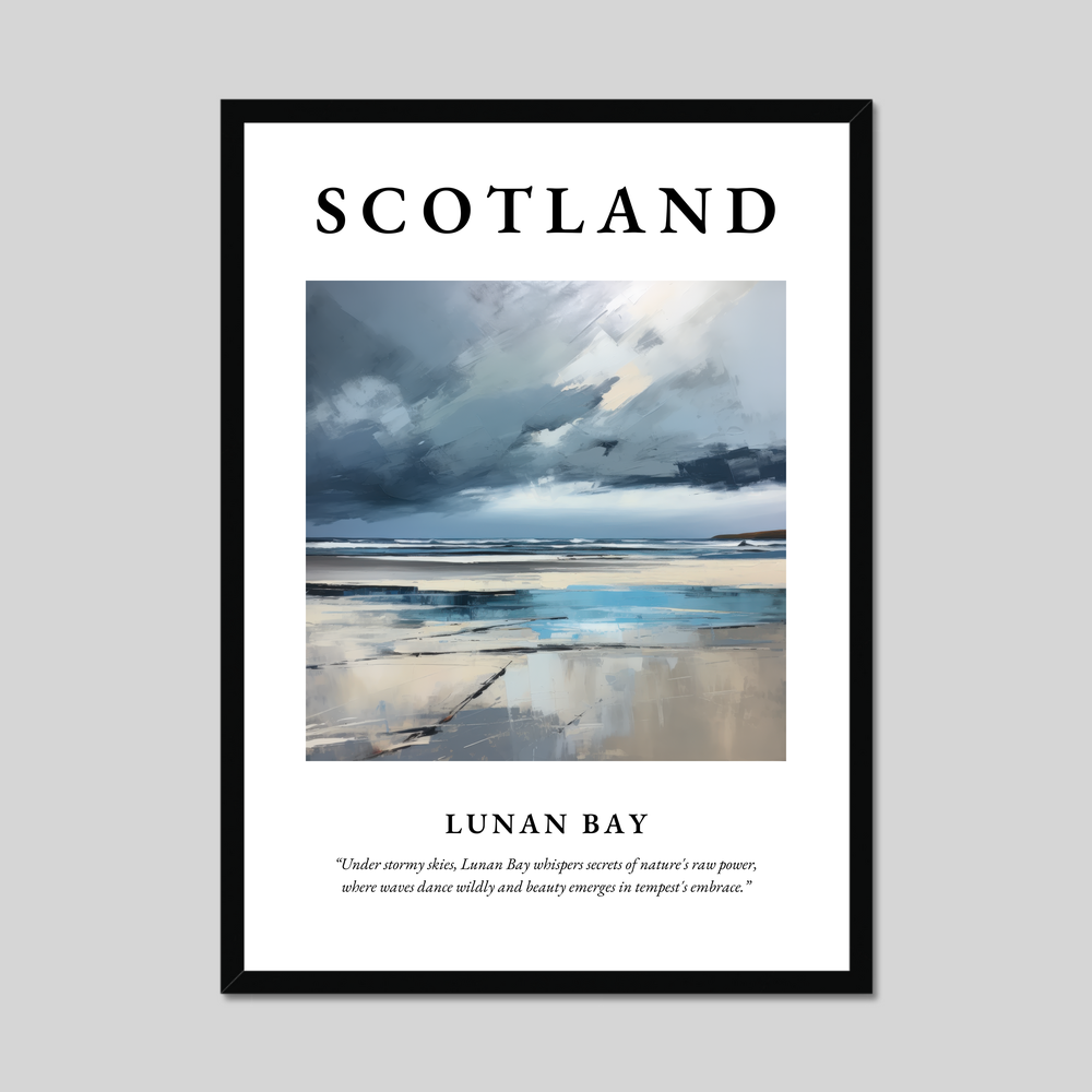 Poster of Lunan Bay, Scotland.