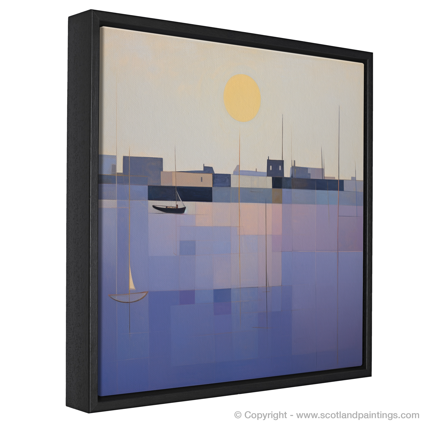 Dusk at Port Ellen Harbour: A Minimalist Ode