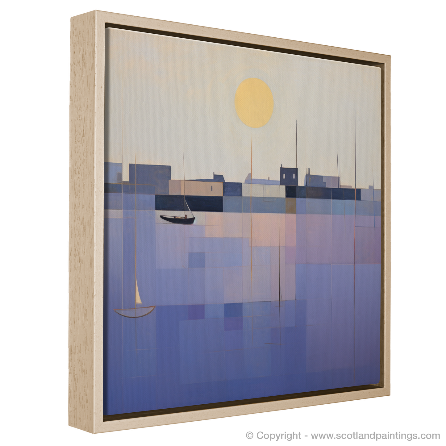 Dusk at Port Ellen Harbour: A Minimalist Ode