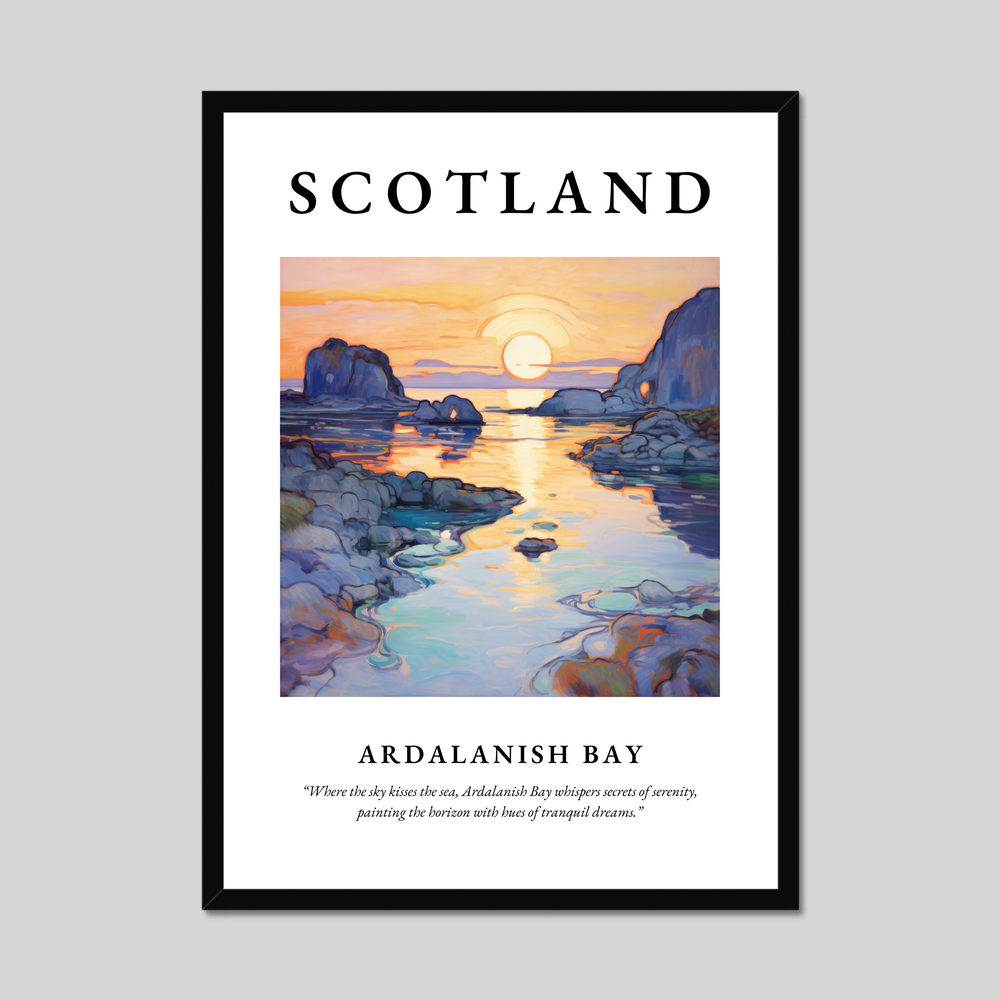 Poster of Ardalanish Bay, Scotland.