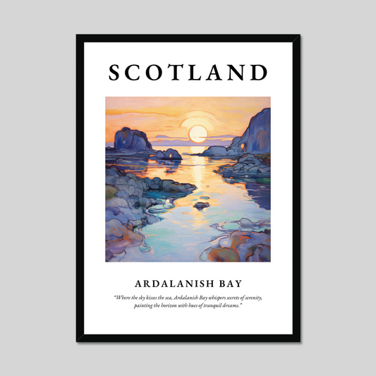 Poster of Ardalanish Bay, Scotland.